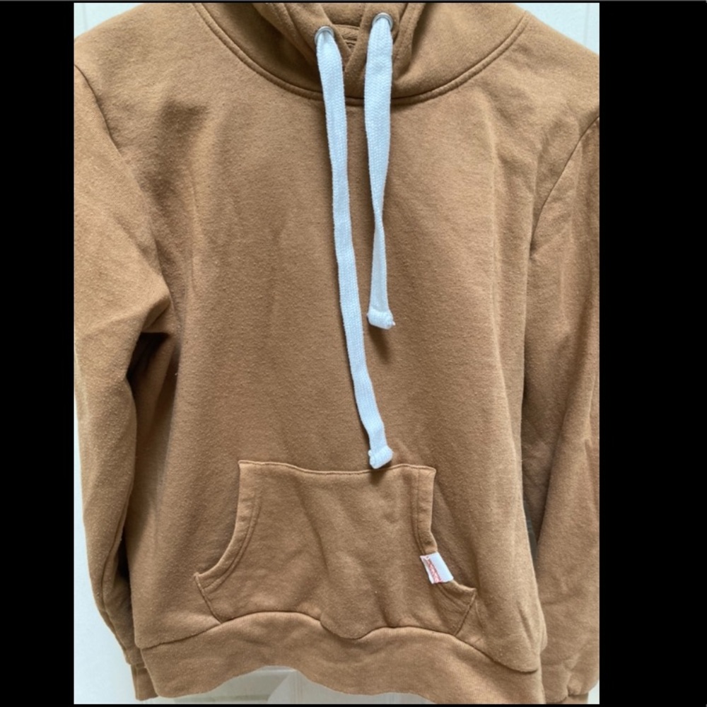 brown hoodie